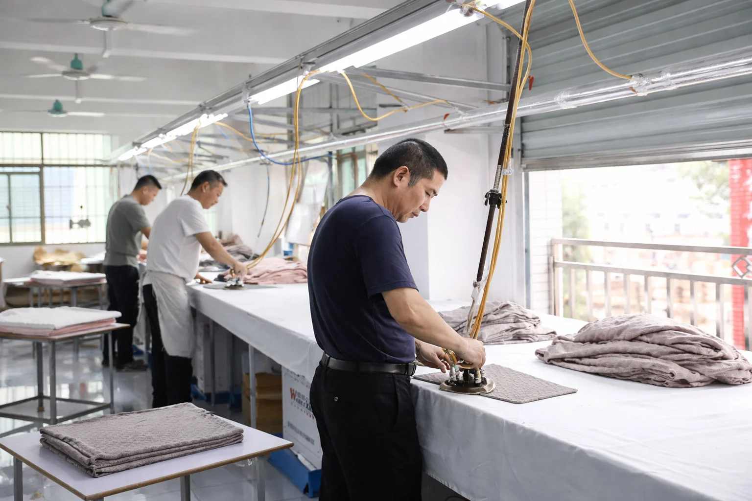Linknit 蒸汽整烫定型工序