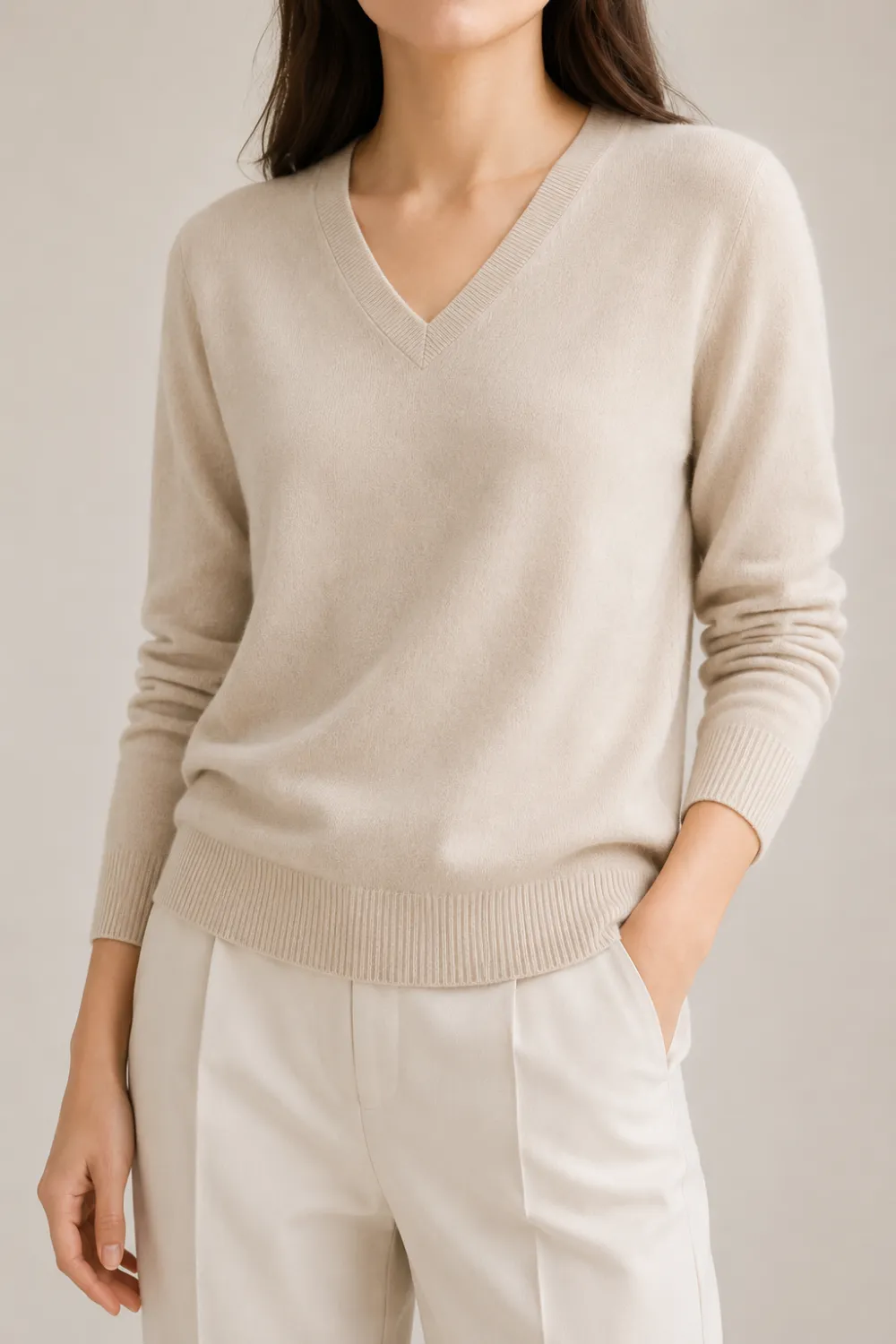 Linknit 羊毛混纺衫定制实拍 OEM/ODM